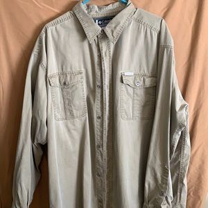 Columbia button down shirt, xxl